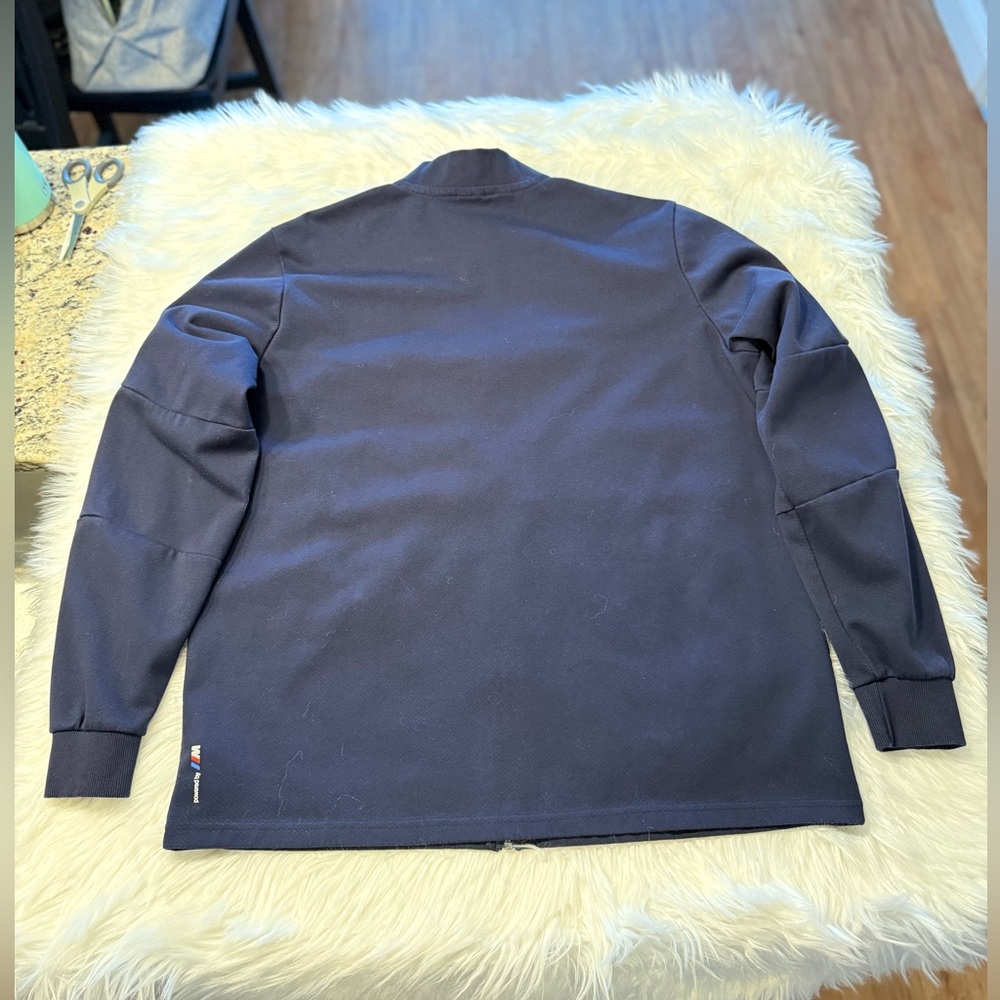 Puma | BMW Motorsport Navy Blue Men’s XL Zip Up Sweater with Pockets NWOT - Picture 2 of 16